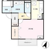 サンフェルティ B棟の間取り画像