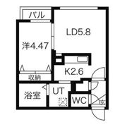 erys hiragishi(エリーズ平岸)の間取り画像