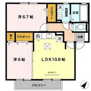 サワーフローラ A棟の間取り画像