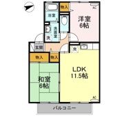 ディアコート 湖山の間取り画像