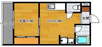 グランブルー2の間取り画像