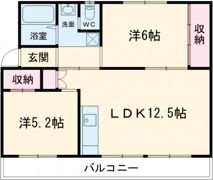 ヴィラナリー中間Ⅱ 2号棟の間取り画像