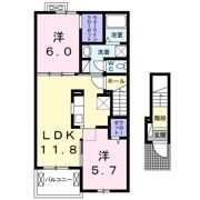 アバンス ラペの間取り画像