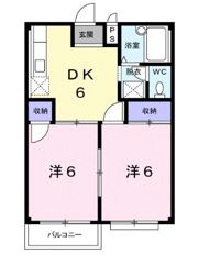 マロニエプラザ上三川Cの間取り画像
