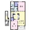 グランデール興浜Ⅲの間取り画像