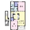 グランデール興浜Ⅲの間取り画像
