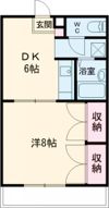 Pine Well駅前B棟の間取り画像