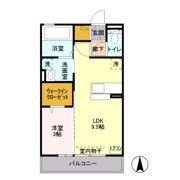 カリンビュー足利の間取り画像