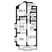 パラディーソ白壁の間取り画像