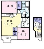 サニー コートⅡの間取り画像