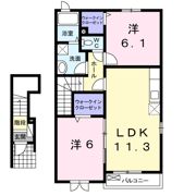 ボナールⅠの間取り画像