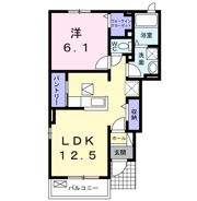 グラースⅠの間取り画像