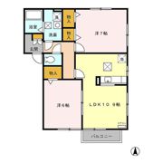 パセオプラシード白鳥の間取り画像