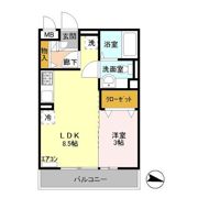 クレセントコートkayの間取り画像