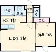WEST BLUEの間取り画像