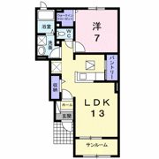 ベル ヴィラージュ Aの間取り画像