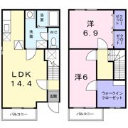 ライン・テラの間取り画像