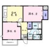 ベルメゾン Aの間取り画像