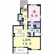 ビオーラ ミユキ Aの間取り画像
