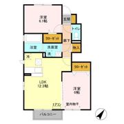 サンライズYAMATO Bの間取り画像