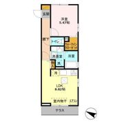 エスポワールの間取り画像