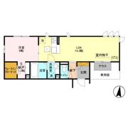 ベルエキップの間取り画像