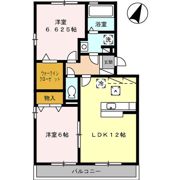 ロイヤルガーデン染地台 Aの間取り画像