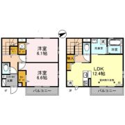 アンクレージュ武里 Aの間取り画像