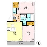 アルコ・イーリス Bの間取り画像