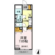 Klein Kirsche (ｸﾗｲﾝｷﾙｼｪ）の間取り画像