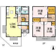 ウィルコート長瀬の間取り画像