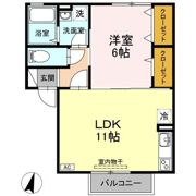 ブライト倉敷 A棟の間取り画像