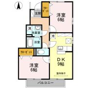 アルカディア D棟の間取り画像