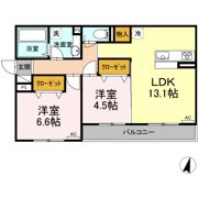 G maison A棟の間取り画像