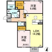 G maison B棟の間取り画像