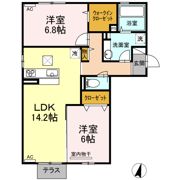G maison B棟の間取り画像