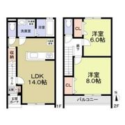 J Wing East/Westの間取り画像