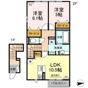 カトレアⅡの間取り画像