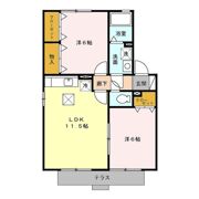 グランシャリオ徳久 C棟の間取り画像
