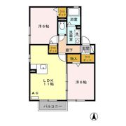 リモーネ Aの間取り画像