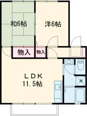 シャムロックⅡ(壬生)の間取り画像