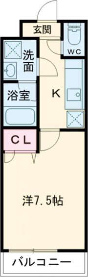 フジパレス南清水町Ⅰ番館の間取り画像