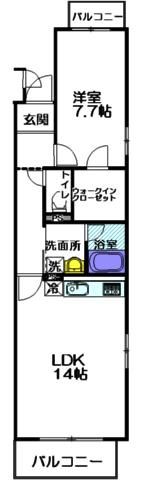 メゾンシュミヤの間取り画像