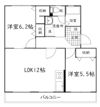 グリーンハイツ萩丘Aの間取り画像