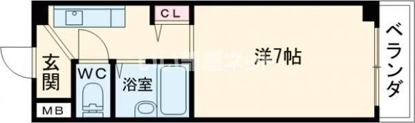 スカイパレス有馬の間取り画像