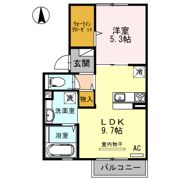 フェリオ吉田の間取り画像