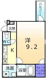 仁徳夕雲町2番館の間取り画像