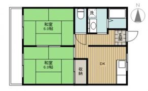 水尾グリーンハイツC棟の間取り画像