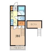 コーポexcelの間取り画像