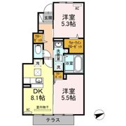 サンセール セゾンの間取り画像